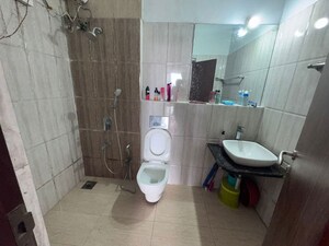 Bathroom in 2 BHK Apartment at Omkar Veda Exclusive, Parel – for Rent