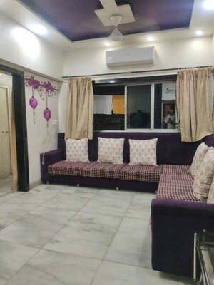 Living Room in 1 BHK Apartment at Aangan CHS Ghansoli, Ghansoli – for Rent