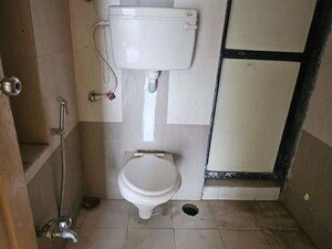 Bathroom in 1 RK Apartment at Omkar Society Ghansoli, Ghansoli – for Rent