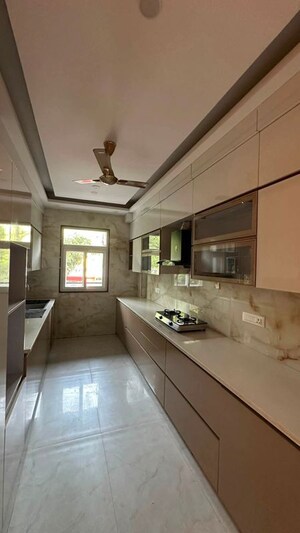 Kitchen in 4 BHK Builder Floor at Soami Nagar – for Rent