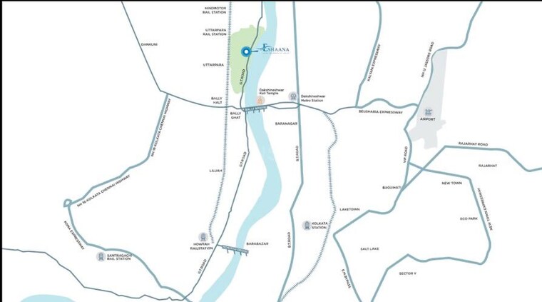 Map Location, uttarpara kotrung 3 Bedroom 1081 Sq.Ft. Apartment In Uttarpara Kotrung Kolkata 10638906