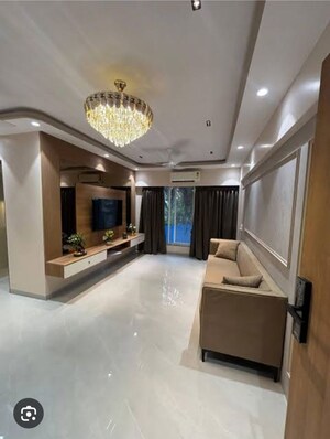 Living Room in 1 BHK Apartment at Gurukrupa Marina Enclave, Malad West – for Sale