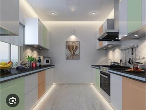 Kitchen in 1 BHK Apartment at Gurukrupa Marina Enclave, Malad West – for Sale