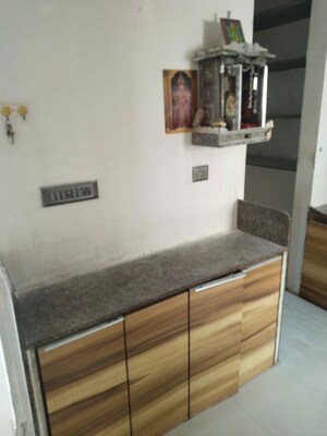 Kitchen in 3 BHK Apartment at Godrej Garden City, Jagatpur – for Rent