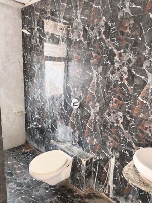 Bathroom in 3 BHK Apartment at Godrej Garden City, Jagatpur – for Rent