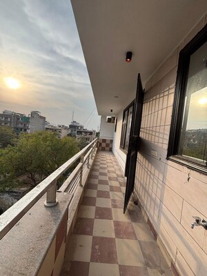 Balcony in 4 BHK Builder Floor at Eros Lakewood City, Suraj Kund – for Rent