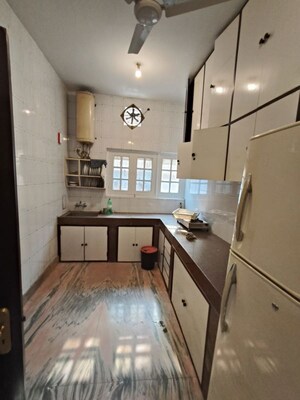 Kitchen in 4 BHK Builder Floor at Panchsheel Park – for Rent