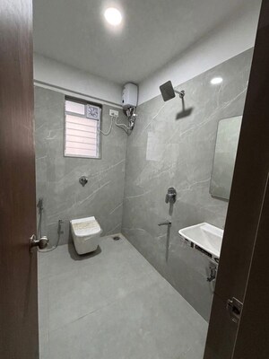 Bathroom in 2 BHK Apartment at Pratham Prerana CHS, Andheri West – for Rent