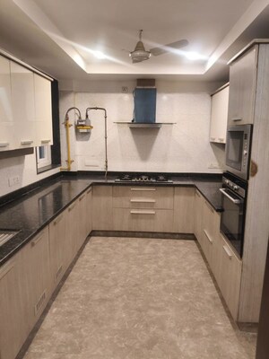Kitchen in 3 BHK Builder Floor at Panchsheel Park – for Rent