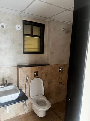 Bathroom in 2 BHK Apartment at Paranjape Blue Ridge, Hinjewadi – for Rent