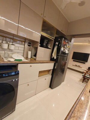 Kitchen in 3 BHK Apartment at Eskay Itus Apartment, Andheri West – for Rent