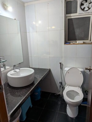 Bathroom in 2 BHK Apartment at Megapolis Sangria Towers, Hinjewadi – for Rent