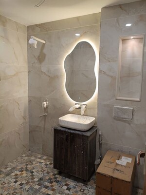 Bathroom in 4 BHK Builder Floor at Eros Lakewood City, Suraj Kund – for Rent