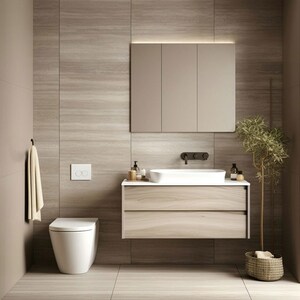 Bathroom in 4 BHK Apartment at Godrej Eternal Palms, Sanpada – for Sale