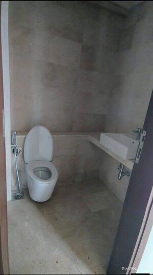 Bathroom in 2 BHK Apartment at Sheth Auris Serenity Tower 3, Malad West – for Rent