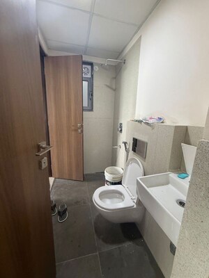 Bathroom in 1 BHK Apartment at Piramal Vaikunth, Balkum Pada – for Rent