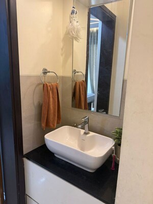 Bathroom in 2 BHK Apartment at SS Rutuparna, Moshi – for Rent