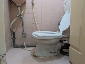Bathroom in 1 BHK Apartment at Powai Jaltarang CHS, Powai – for Rent