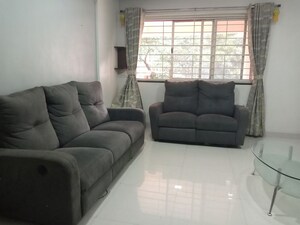 Living Room in 2 BHK Apartment at Harmony Woodland Harmony, Kothrud – for Rent