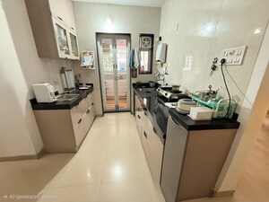Kitchen in 2 BHK Apartment at Shantiban CHS, Kothrud – for Rent