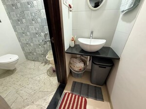 Bathroom in 2 BHK Apartment at Shantiban CHS, Kothrud – for Rent