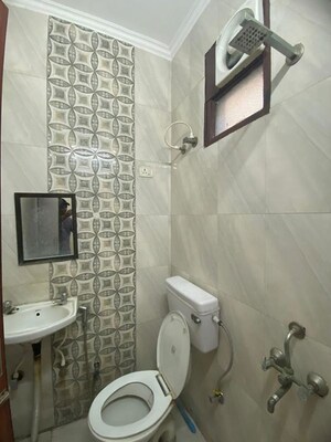 Bathroom in 2 BHK Builder Floor at Malviya Nagar – for Rent