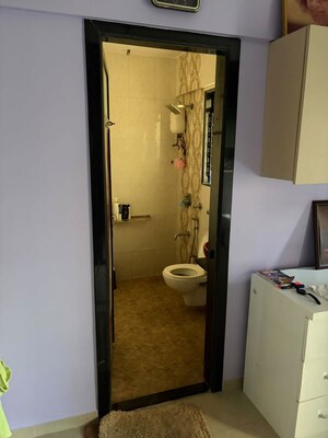 Bathroom in 1 BHK Apartment at Prathana Acharya Ashram, Borivali West – for Sale