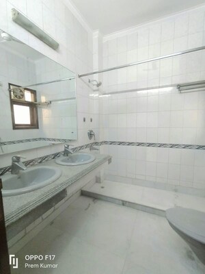 Bathroom in 4 BHK Builder Floor at Geeta Colony – for Rent