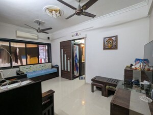 Living Room in 1 BHK Apartment at Lake View CHS Borivali, Borivali West – for Rent