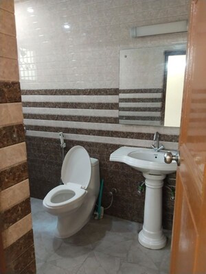 Bathroom in 2 BHK Builder Floor at Palam Vihar Extension – for Rent