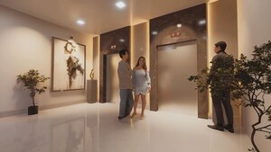 Living Room in 3 BHK Apartment at Jai Hanuman Riverside, Uttarpara – for Sale
