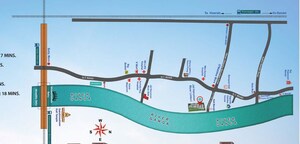 3 BHK Apartment – Map Location View at Jai Hanuman Riverside, Uttarpara - for Sale