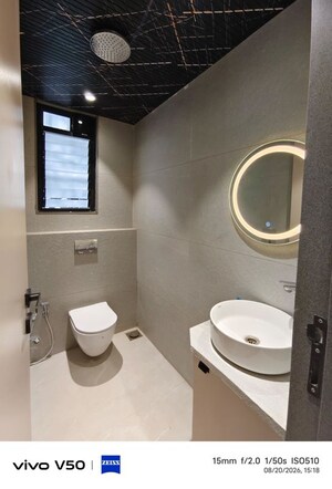 Bathroom in 4 BHK Apartment at Piplod – for Sale