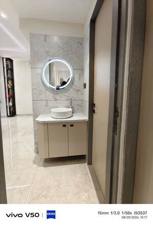 Bathroom in 4 BHK Apartment at Piplod – for Sale