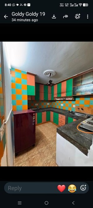 Kitchen in 2 BHK Builder Floor at Sector 19 – for Rent