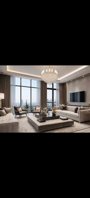 Living Room in 3 BHK Apartment at Kalpataru Magnus, Bandra East – for Sale