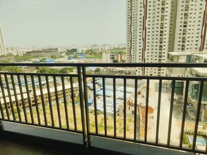 Balcony in 3 BHK Apartment at ASBL Spectra, Financial District – for Rent