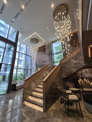Kitchen in 4 BHK Apartment at Adani Ten BKC, Bandra East – for Sale