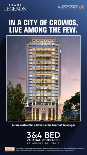 4 BHK Apartment – Exterior View View at Agami Pavillion, Bandra East - for Sale