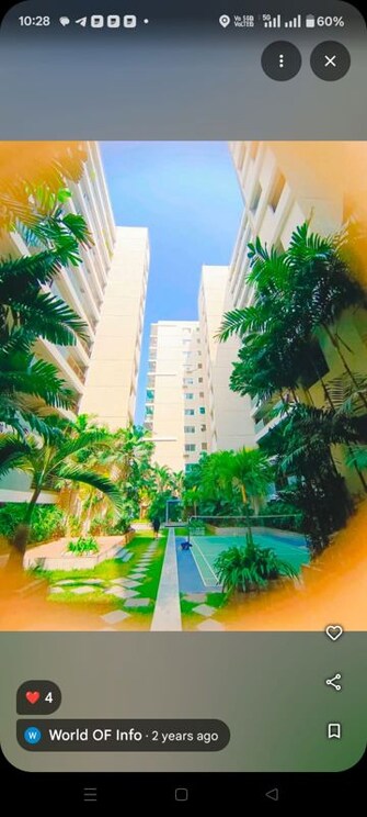 3 BHK + Study Room Apartment For Rent in Niharika Exotica in Gachibowli, Hyderabad