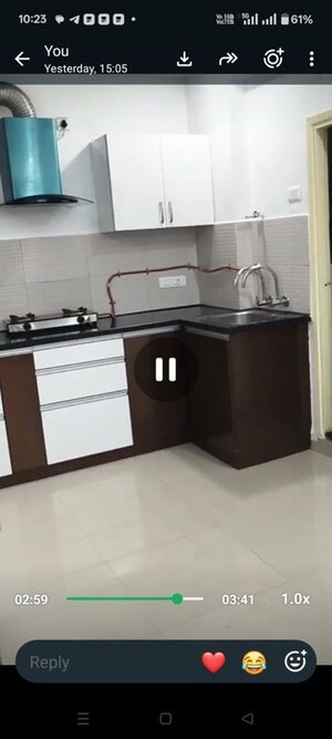 Kitchen in 3 BHK Apartment at Niharika Exotica, Gachibowli – for Rent