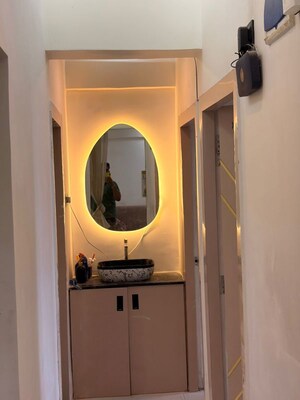 Bathroom in 2 BHK Apartment at Parmar Square, Kharadi – for Rent