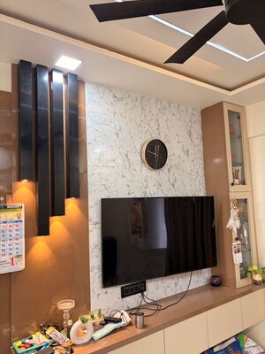 Living Room in 2 BHK Apartment at Parmar Square, Kharadi – for Rent