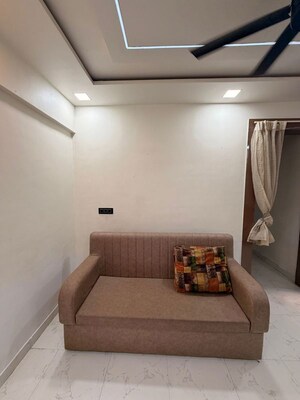 Living Room in 2 BHK Apartment at Parmar Square, Kharadi – for Rent