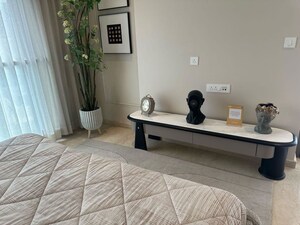 Bedroom in 3 BHK Apartment at Adani Ten BKC, Bandra East – for Rent