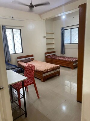 Living Room in 4 BHK Apartment at Karve Nagar – for Sale