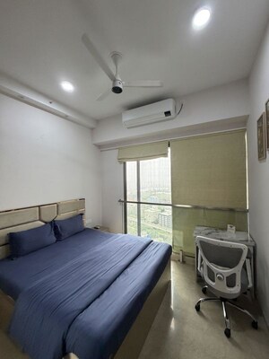 Bedroom in 3 BHK Apartment at Adani Ten BKC, Bandra East – for Rent