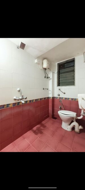 Bathroom in 2 BHK Apartment at Hatkesh CHS, Vile Parle West – for Rent