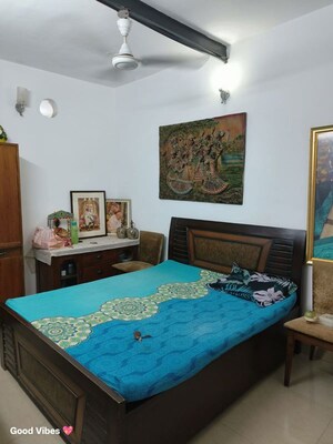 Bedroom in 2 BHK Builder Floor at East Of Kailash – for Rent