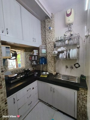Kitchen in 2 BHK Builder Floor at East Of Kailash – for Rent